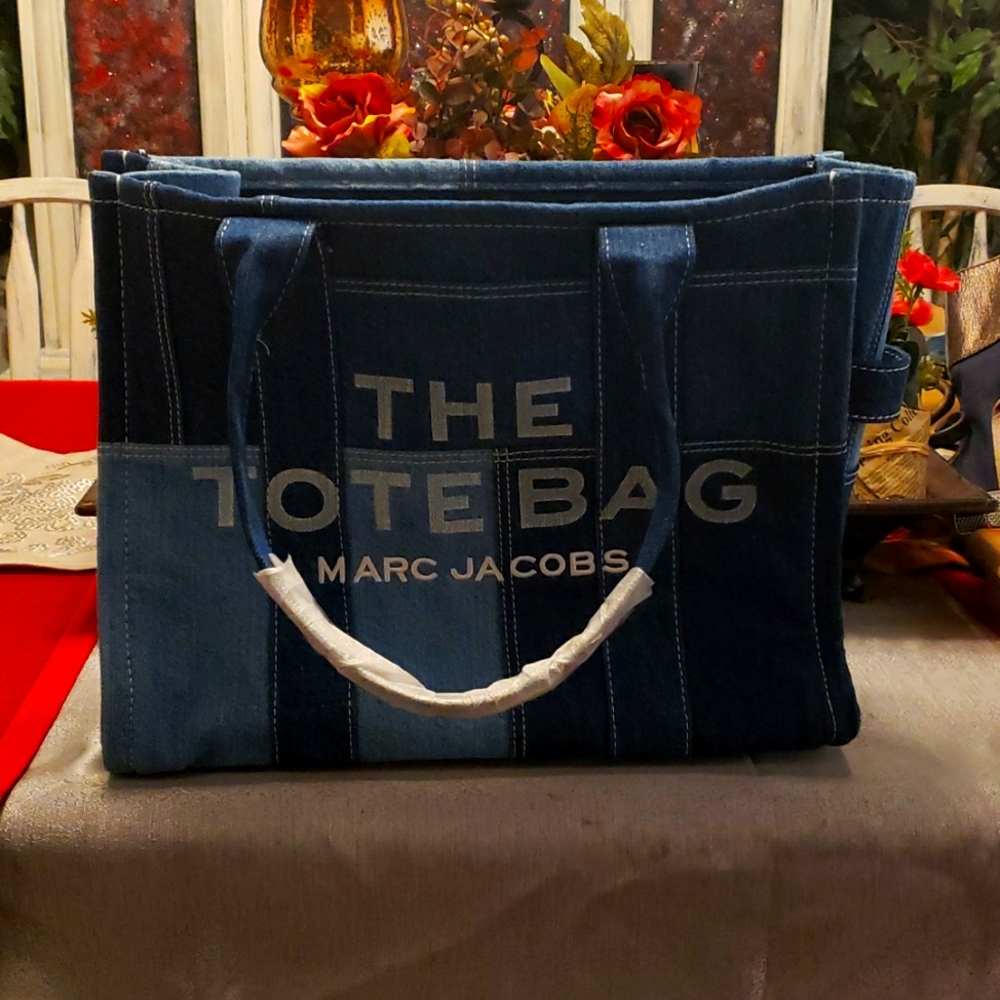 Marc jacobs denim tote /?